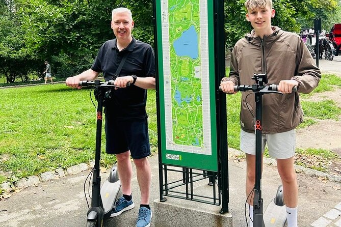 New York Central Park Guided Electric Scooter Tour - Belvedere Castle and Harlem Meer