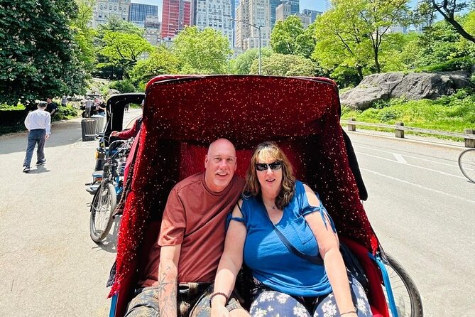 New York Central Park Guided Pedicab Tour - Cherry Hill, Bow Bridge, and the Lake