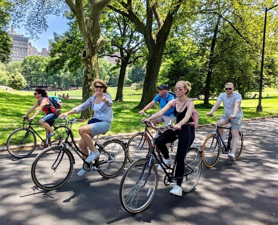 New York City: Best of Central Park Bike Tour - Bethesda Fountain and Terrace: the park’s grand showpiece