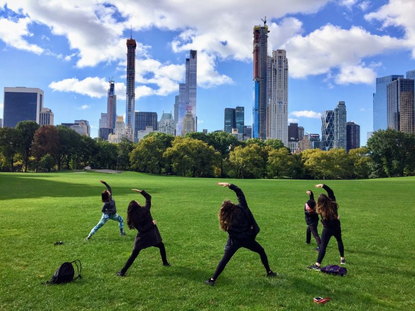 New York City: Central Park Yoga and Walking Tour - Starting at the Sherman monument
