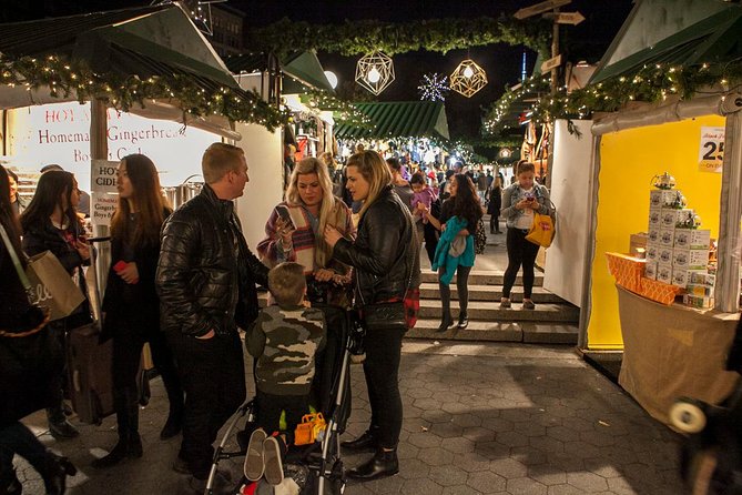 New York City Christmas Holiday Lights and Markets Walking Tour - Timing, crowds, and the four-hour walking load