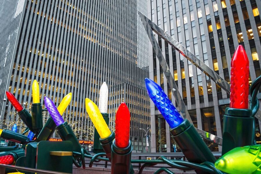 New York City: Christmas Holiday Tour of Manhattan - St. Patrick’s Cathedral begins the holiday route