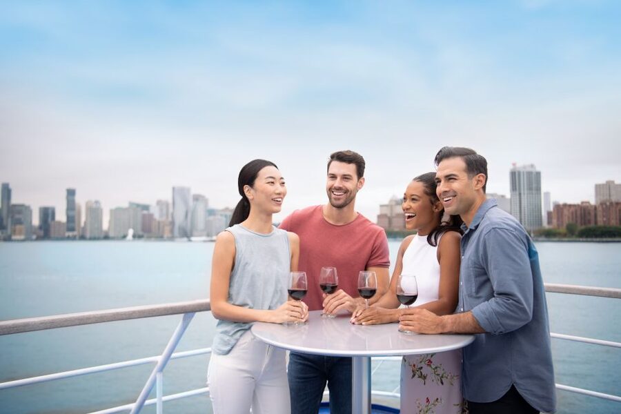 New York City: City Cruises Alive After Five Cocktail Cruise - The East River views, bridge by bridge