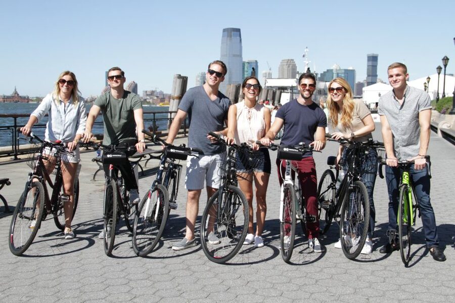 New York City: City Highlights Guided Bike or eBike Tour - Starting near the Brooklyn Bridge on Chambers Street