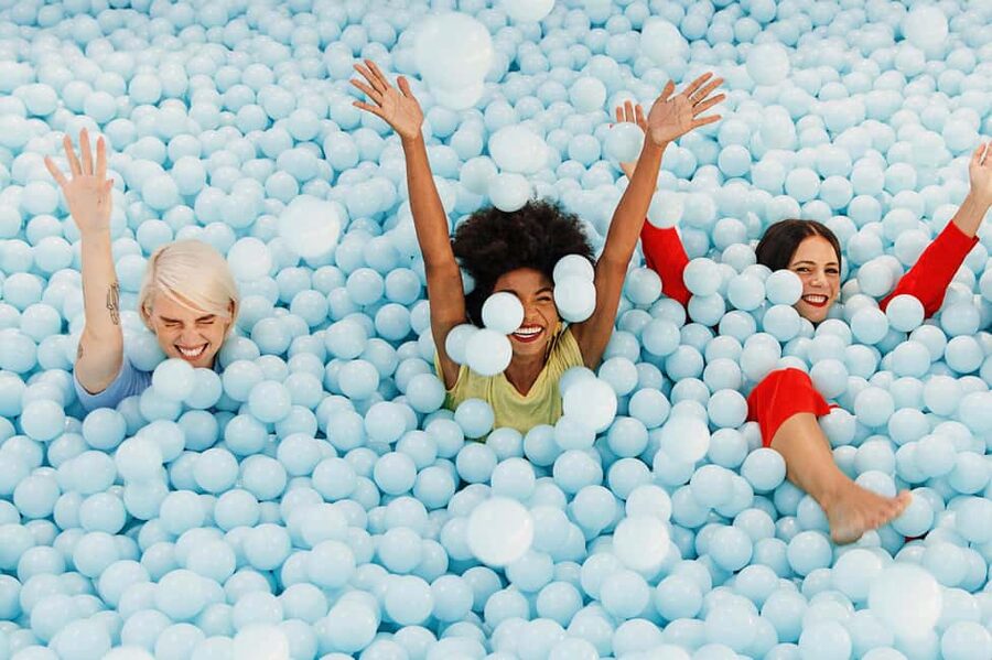 New York City: Color Factory NYC General Admission Tickets - The ball pit and confetti room