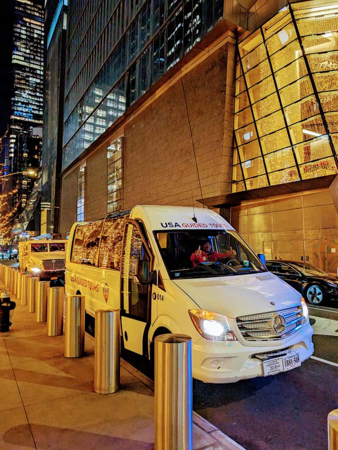 New York City: Guided Private Glass-Top Bus Tour at Night - The High Line gives the tour its first real walk
