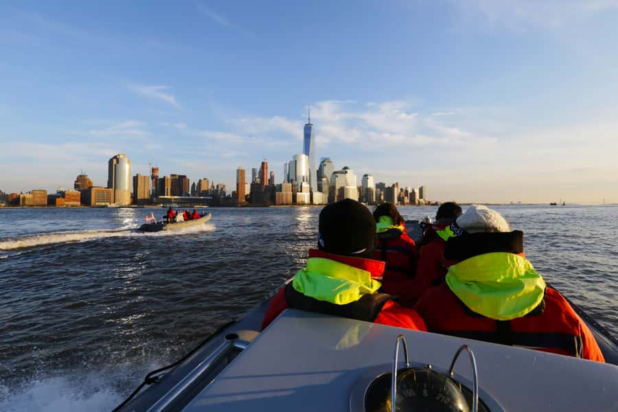 New York City: Harbor Speedboat Tour - Hudson River views of Lower and Midtown Manhattan