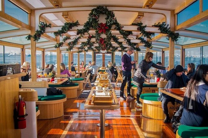 New York City Holiday Brunch Cruise on Classic Boat - Lower Manhattan, Battery Park City, and the Statue of Liberty