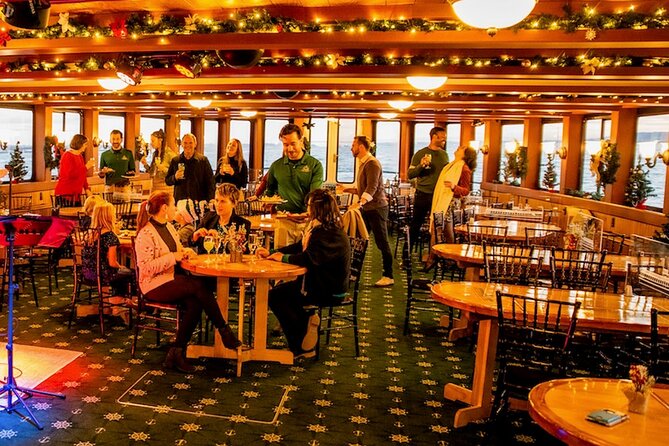 New York City Holiday Sunset Sightseeing Cruise - Ellis Island and the wider harbor