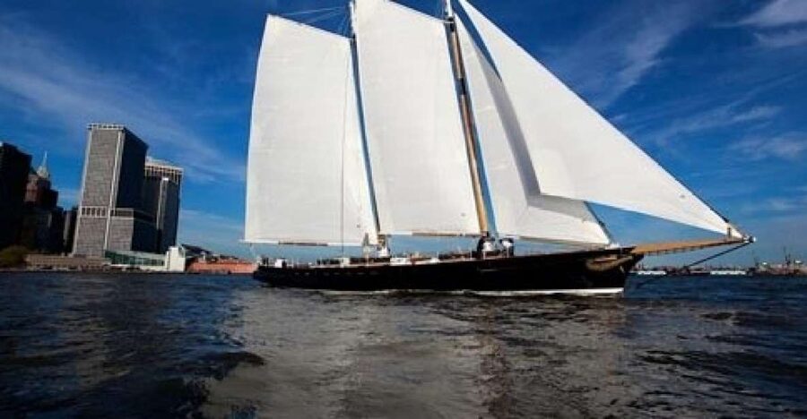 New York City Lights Schooner Sail - The Manhattan skyline from the Hudson River