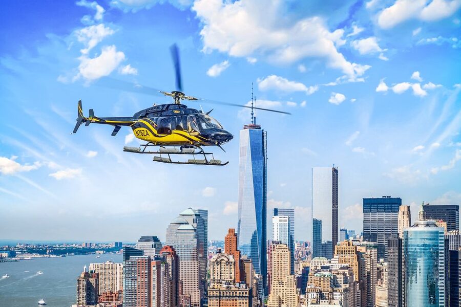 New York City: Manhattan Helicopter Tour - Recorded commentary and headset limits