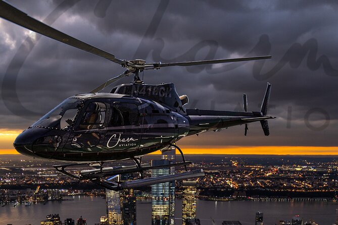 New York City Night Lights Helicopter Tour from New Jersey - Reading the Itinerary From the Air