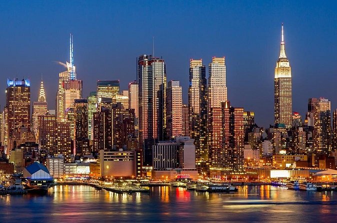 New York City Night Skyline Shared Tour - What you may see on the New Jersey side