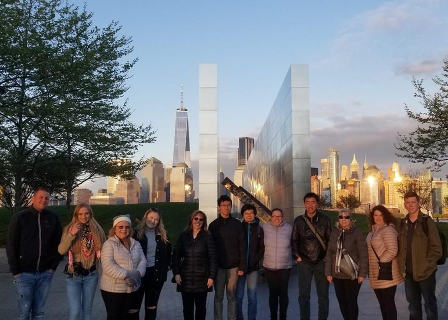 New York City Night Views - A panoramic hop-on-hop-off tour - Liberty State Park and the first skyline reveal