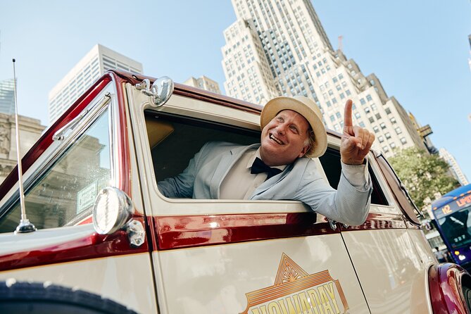 New York City Private Vintage Car Tour and Wine Tasting - The car, the photographs, and the atmosphere