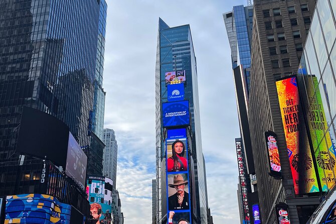 New York City Sightseeing Bus Tour and Boat Ride - Midtown begins with Times Square and Macy’s