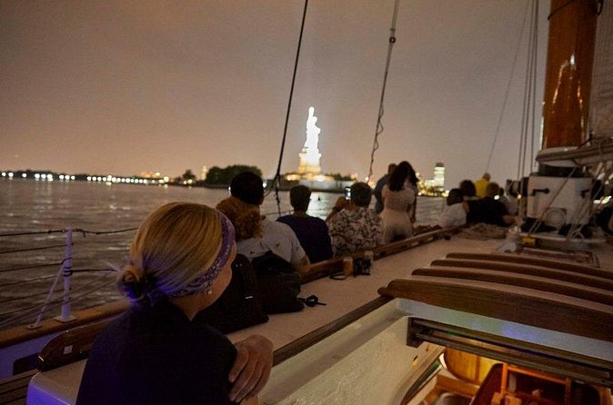 New York City Skyline Night Sailboat Tour - Manhattan’s Financial District from the water