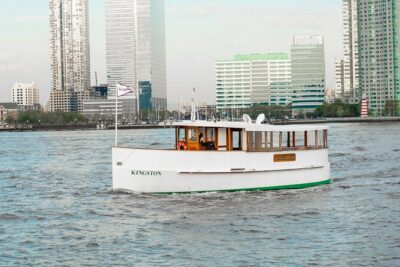 New York City Sunset Cocktail Cruise on Small Yacht