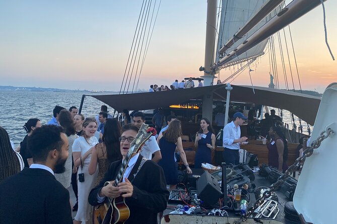 New York City Sunset Jazz Sail aboard Clipper City - Manhattan skyline views from the water