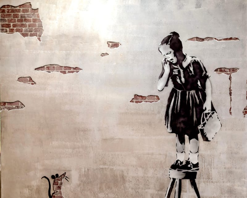 New York City: The Banksy Museum Entry Ticket - Seeing Works Destroyed or Trapped in War Zones