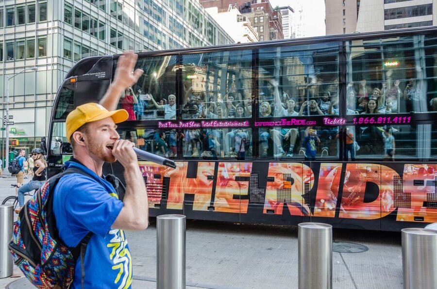 New York City: The Ride Interactive Bus Tour - Timing, traffic, and the real New York factor