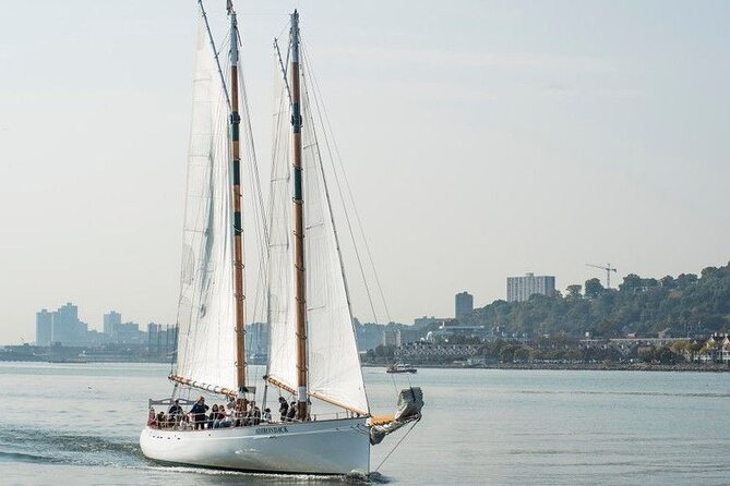New York Fall Foliage Sail up the Hudson River - Under the George Washington Bridge