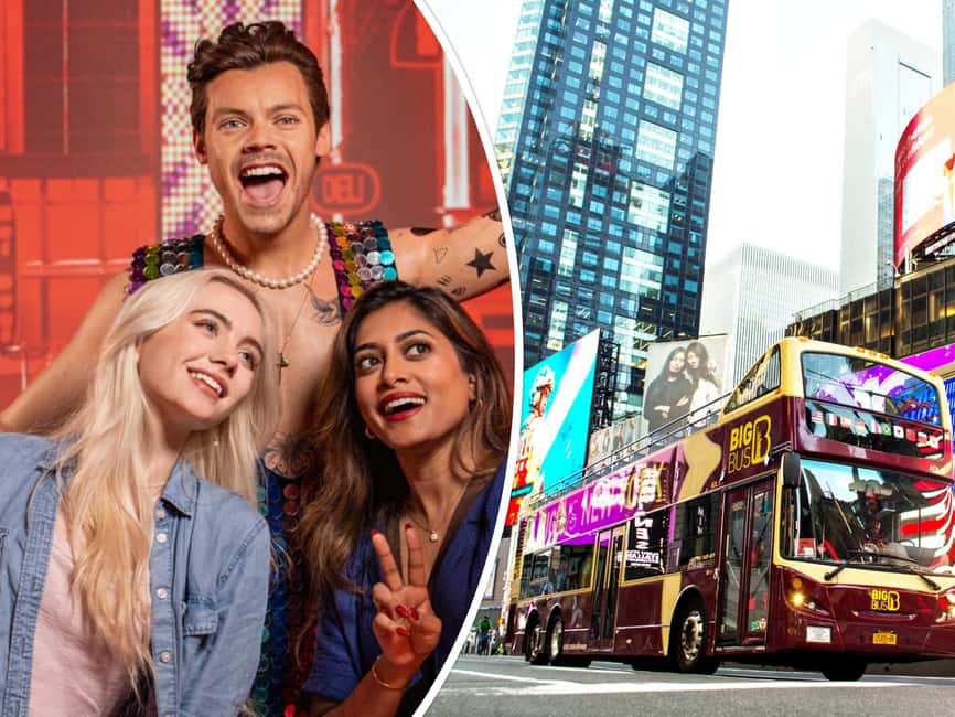 New York: Madame Tussauds and Big Bus Hop-on Hop-off Tour - Madame Tussauds: five floors of famous faces