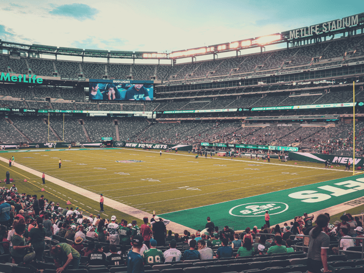 New York: New York Jets Football Game at Metlife Stadium - Tailgate mood, food counters, and local flavor