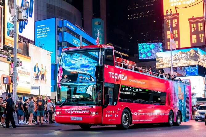 New York Night Tour: Open Top Bus Tour by TopView® - Key points to know before you book