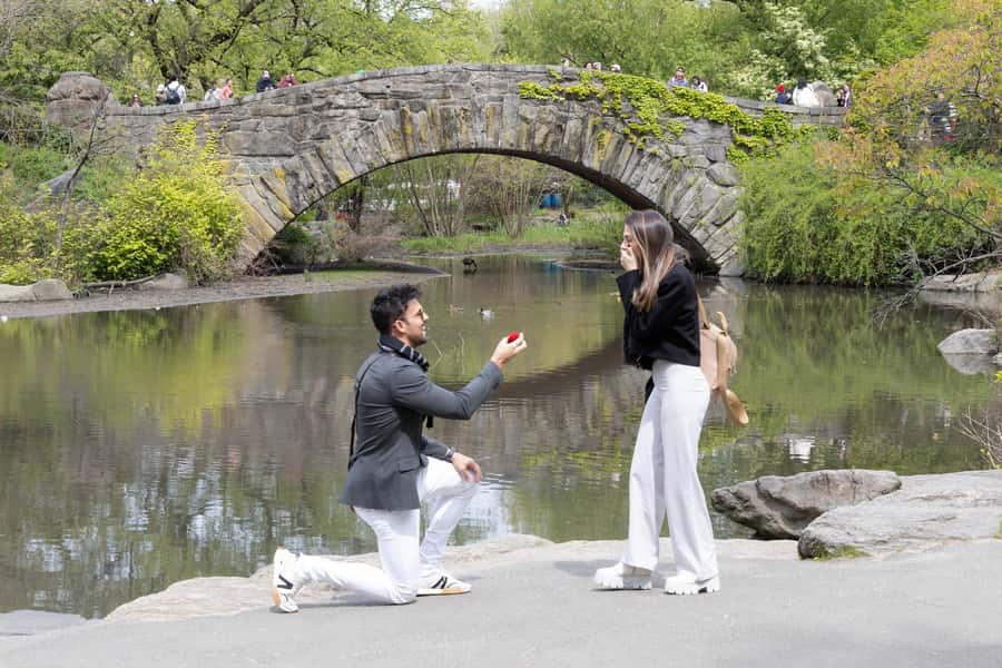 New York: Photoshoot in NYC Central Park 5th Ave - Moving between 5th Avenue and Central Park