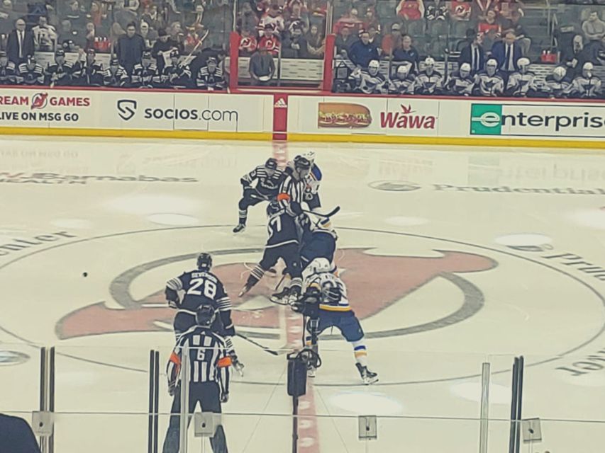 Newark: New Jersey Devils Ice Hockey Game Ticket - The Crowd, the Mascot, and the Mood