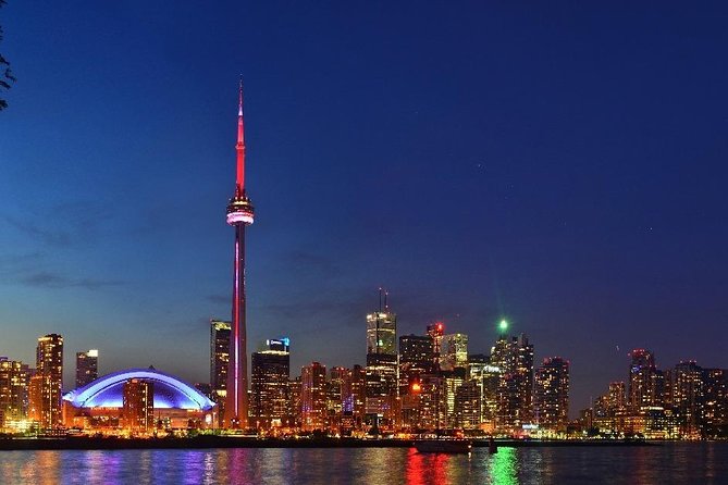 Niagara Falls(US/CA),Toronto,Thousand Islands 3-Day Tour from NYC - Niagara Falls after sunset on day one