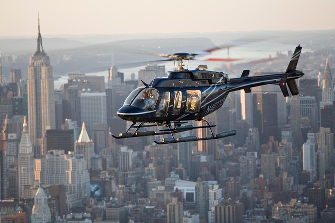 NY Helicopter Tour: Manhattan & Brooklyn (Heliport Fees Incl.) - The skyline run: Chrysler Building, Rockefeller Center, and Central Park