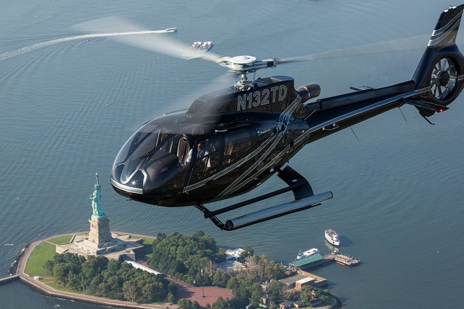 NY Helicopter Tour: Manhattan & Brooklyn (Heliport Fees Incl.) - The Statue of Liberty, Ellis Island, and New York Harbor