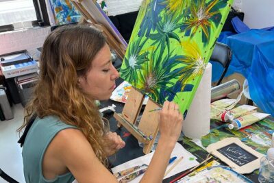 Abstract Painting with Palette Knives – Small Group