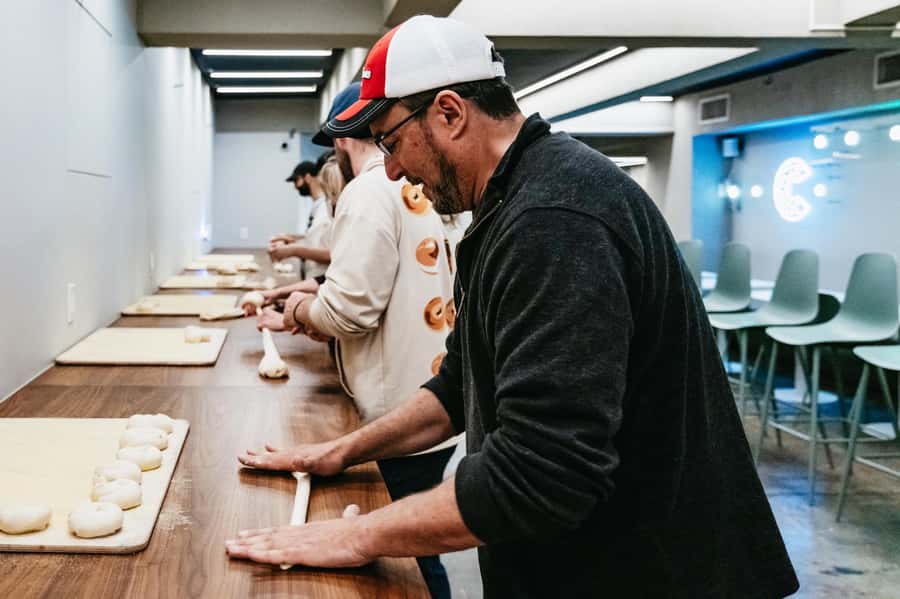 NYC: Bagel-Making Workshop with an Award-Winning Baker - Inside Bagel Market, the class starts upstairs