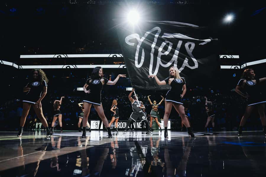 NYC: Brooklyn Nets NBA Game Ticket at Barclays Center - Warmups, music, and the pre-game build-up