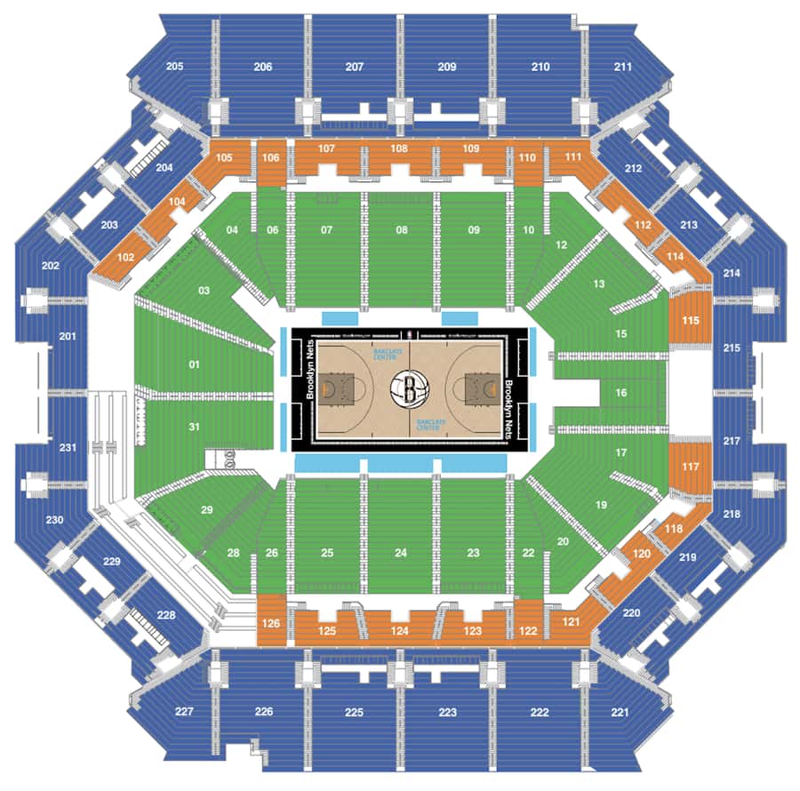 NYC: Brooklyn Nets NBA Game Ticket at Barclays Center - Food, drinks, and the cashless arena