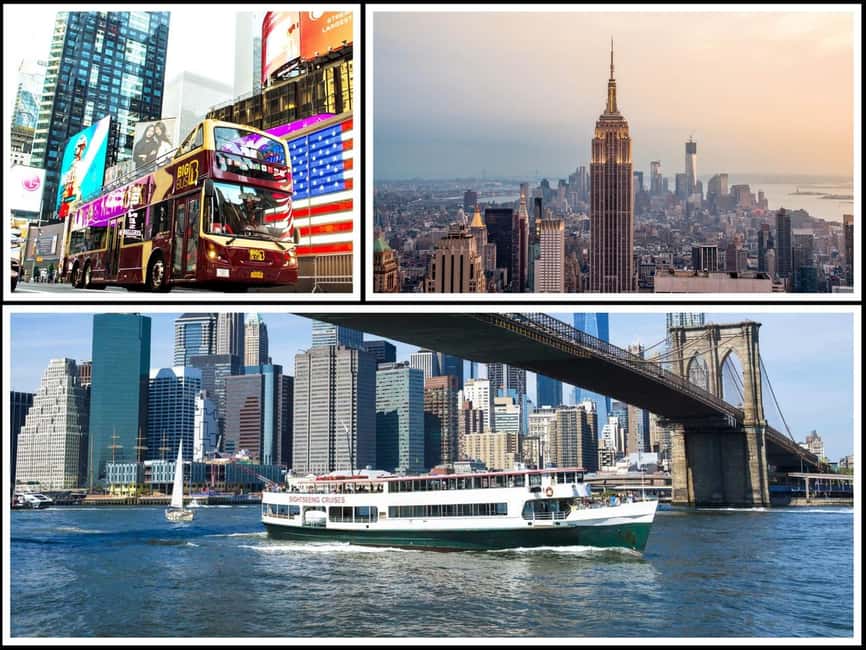 NYC Bundle: Empire State, Big Bus Tour, & Circle Line Cruise - Key points to know before booking