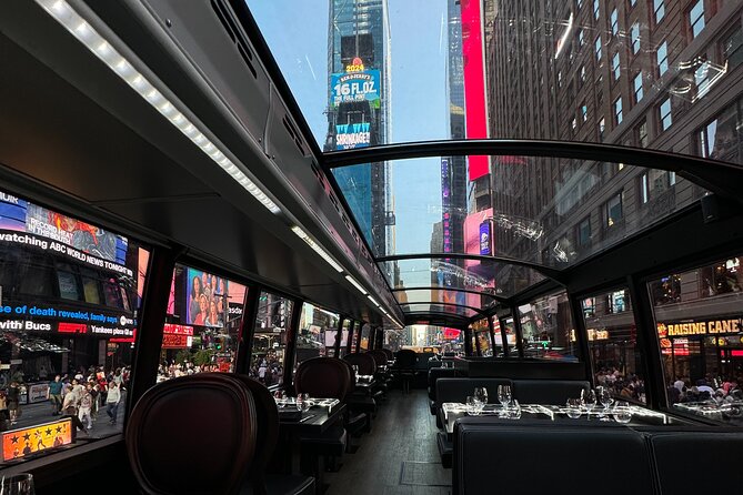 NYC Bustronome Gourmet Sightseeing Lunch Panoramic Bus - Who should book this bus lunch?