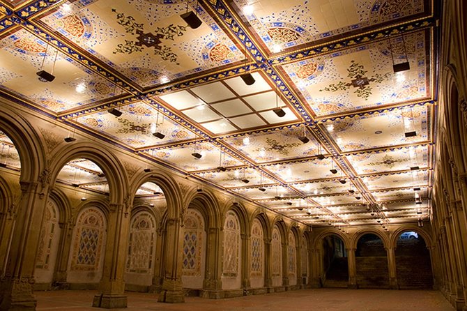 NYC Central Park Night Time Photography Tour - Bethesda Terrace after dark