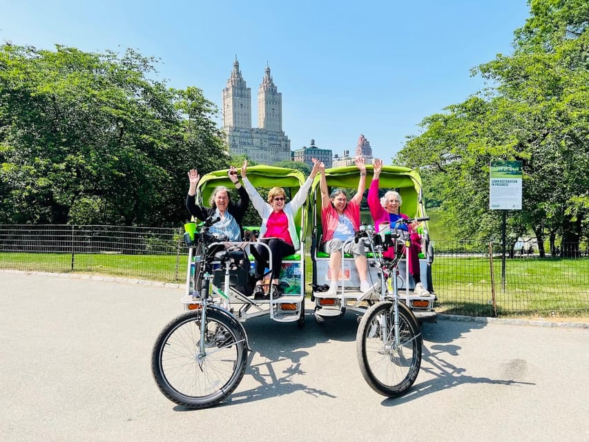 NYC: Central Park Pedicab Tour with Photo Stops - Strawberry Fields and the Dakota Building