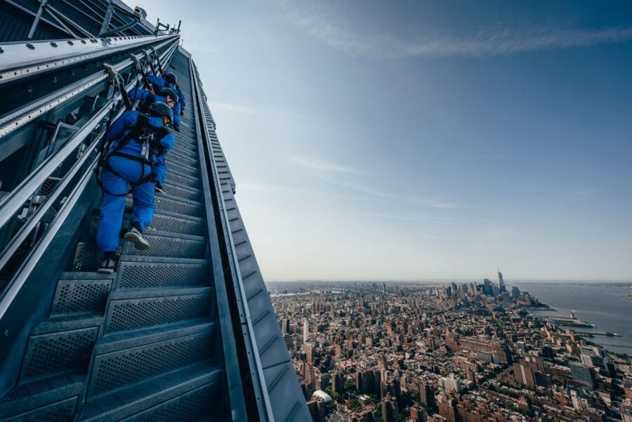 NYC: City Climb Skyscraping Experience Ticket - Base camp, climbsuits, and the safety briefing