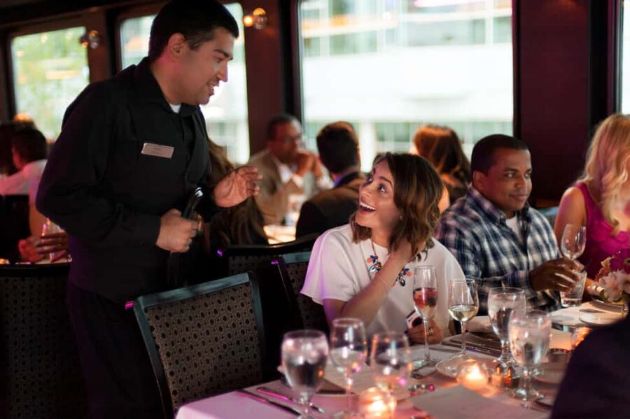 NYC: City Cruises Brunch, Lunch, or Dinner Buffet Cruise - The skyline sequence: Empire State Building to Hudson Yards