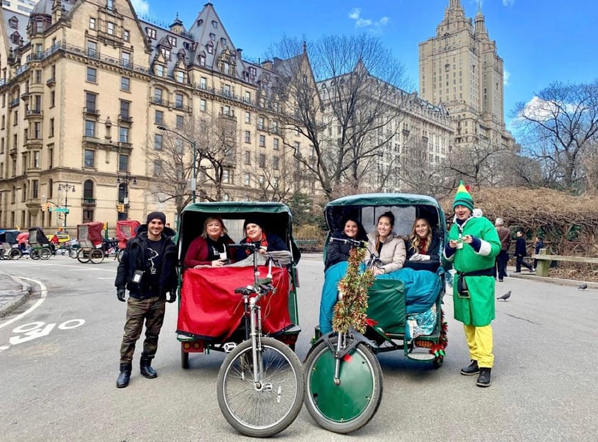 NYC: Elf & Home Alone 2 Locations Central Park Pedicab Tour - Starting at 1411 6th Avenue Near the Plaza Hotel