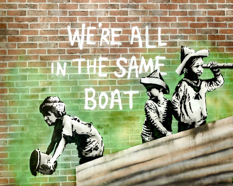 NYC: Entry Ticket To The Banksy Museum - Animated visuals and videos add context