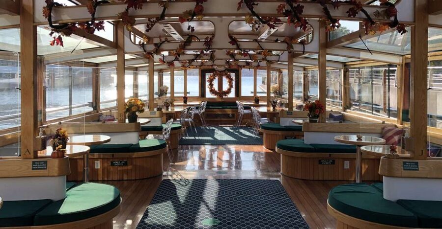 NYC: Grand Palisades Fall Foliage Yacht Tour - The Manhattan’s heated observatory and open bow