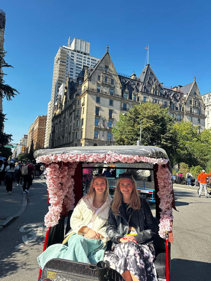 NYC: Guided Pedicab Tour of Central Park - The southern park sights: Carousel, Chess and Checkers House, and Gapstow Bridge