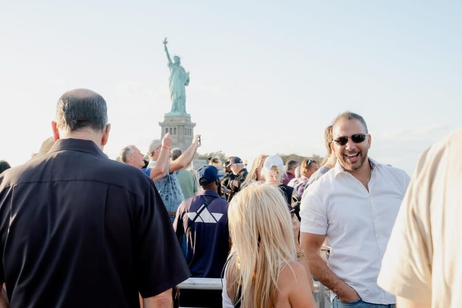 NYC: Liberty Cruise on New York Harbor with Live Guide - The guide, narration, and onboard atmosphere