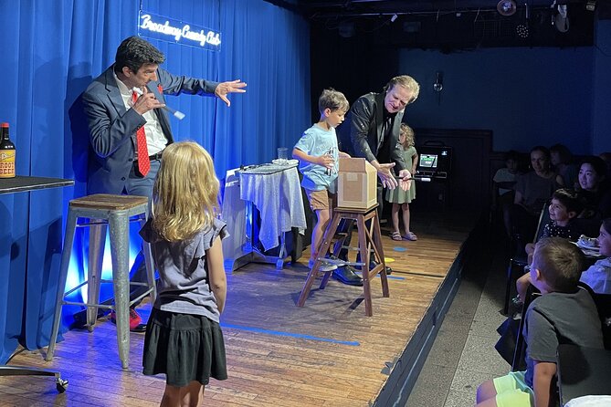 NYC: Magic Show for All Ages - Broadway Magic Hour (Times Square) - The small Broadway Comedy Club setting